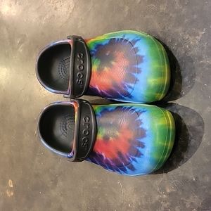Tie Dye Crocs